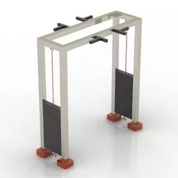 Station Sport Ware Equipment 3d model