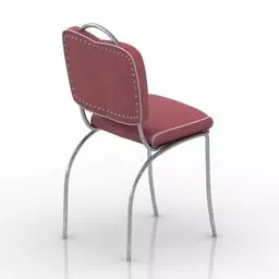 Chair Retro Red Top 3d model