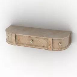 Shelf Country Table Shelves 3d model