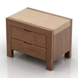 Nightstand Madrid Bedroom 3d model