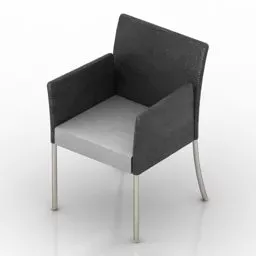 Simple Armchair Jason Walter Knoll 3d model