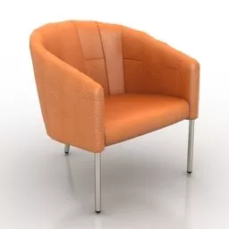 Yellow Armchair Rumba Jori 3d model