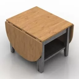 Folding-able Table Ikea Arkelstrop 3d model Folding-able Table Ikea Arkelstrop 3d model