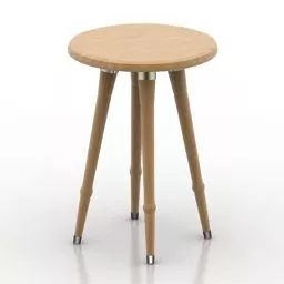 Seat Chair Wooden 3d model