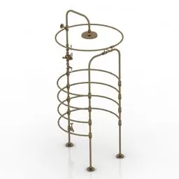 Shower Cage Rack 3d model