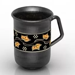 Black Drink Cup 3d model Black Drink Cup 3d model