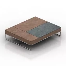 Square Table Chair 3d model Square Table Chair 3d model