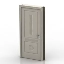 Apartment Room Door 3d model