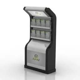 Rack Market Mall Center 3d model