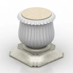 Cap Column Decor 3d model