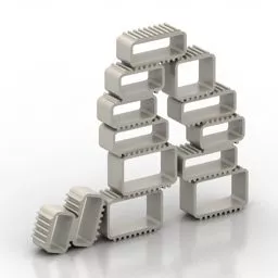 Home Shelves Module 3d model