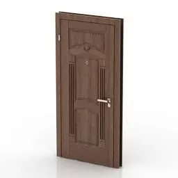Retro Push Pull Door Handles 3d model