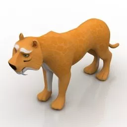 Toy Tiger 3d model