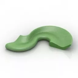 Green Sofa Circle Walter Knoll 3d model