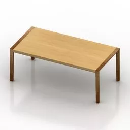 Wooden Table Andoo Walter Knoll 3d model