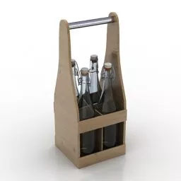 Medical Device Glass Bottle 3d model
