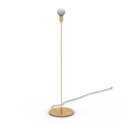 Torchere Lamp Sphere Shade 3d model