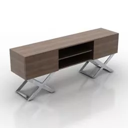 Locker Delux Nightstand 3d model