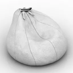 Bag Armchair Pushe Grusha V1 3d model