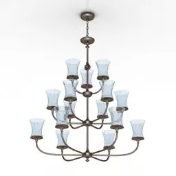 Ceiling Luster Odeon 3d model