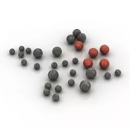 Pepper Fruits Kitchen 3d model