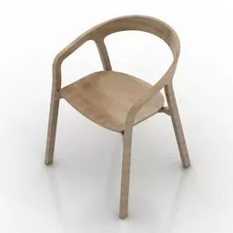 Modern Armchair Herman Miller 3d model