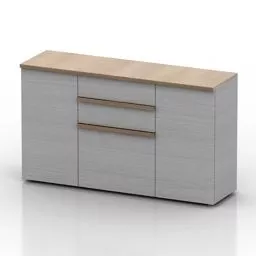 Locker Hoff Kitchen 3d model
