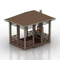 Pavilion Pool 3d model