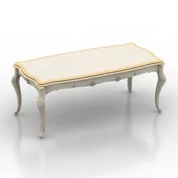 Table Dinner Classic Decor 3d model