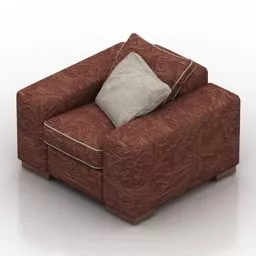 Sing Armchair Blanche Nino 3d model