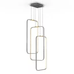 Luster Rectangular Line 3d model