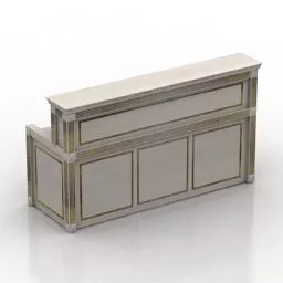 Rack Reception Office Furniture 3d model