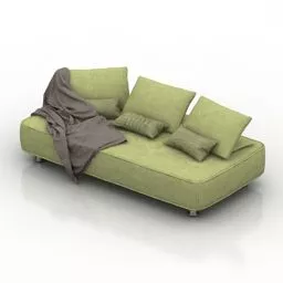 Upholstery Sofa Roche Bobois 3d model