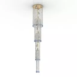 European Column Stand Component 3d model