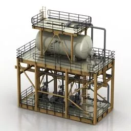 Compressor Hvac Equipment 3d model