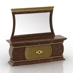 Classic Dressing Table Bedroom 3d model
