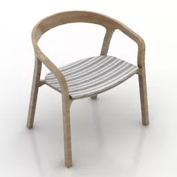 Leather Cube Seat Barry 3d model