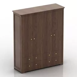 Wardrobe Stanley Furniture 3d model
