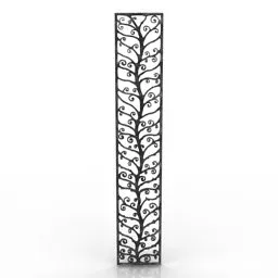 Frame Decor Forged Panel 3d model