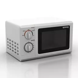 Old Microwave Oven 3d model