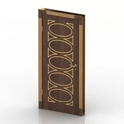 Vintage Simfony Door 3d model