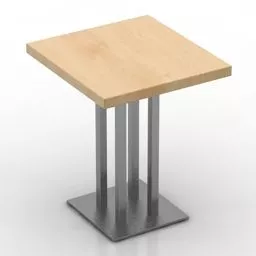 Square Wood Table Formdecor 3d model