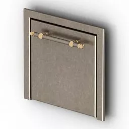 Door Oven Stove Decor 3d model