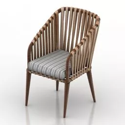 Elegant Armchair Formdecor Interior 3d model