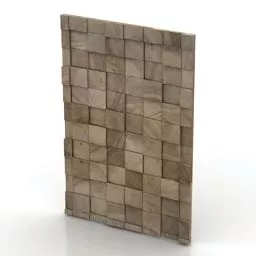 Panel Wood Decoration Ware 3d model