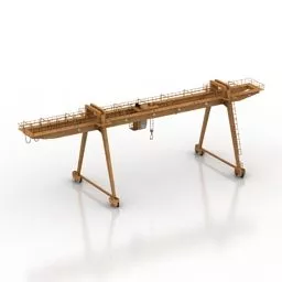 Hospital Bed Equipment 3d model
