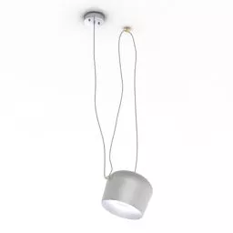 Ceiling Lamp With Circle Texture Shape 3d model