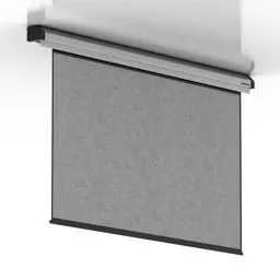 Screen Projector Cinema Interior 3d model