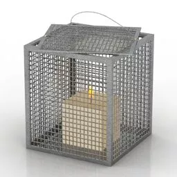 Square Lamp Magical Nights 3d model