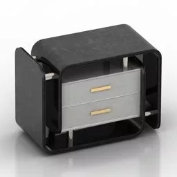 Locker Office Furniture Table Case Interior 3d model